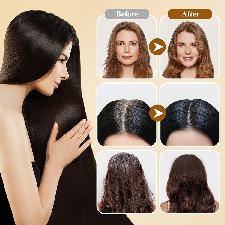 ✨Japanese Long Lasting Natural Hair Dye Shampoo ✨ Buy 1 Bottle 🧴 Get 1 Bottle FREE 🧴