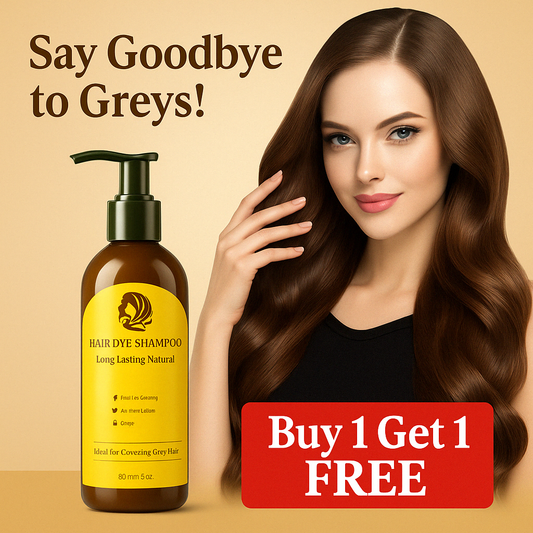 ✨Japanese Long Lasting Natural Hair Dye Shampoo ✨ Buy 1 Bottle 🧴 Get 1 Bottle FREE 🧴